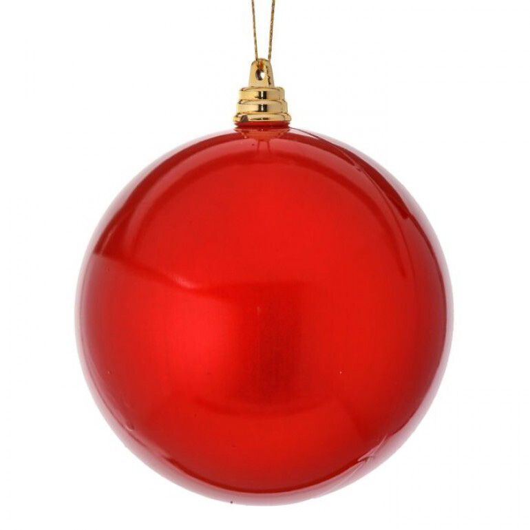 4" Red/Green Candy Apple Ball Ornament