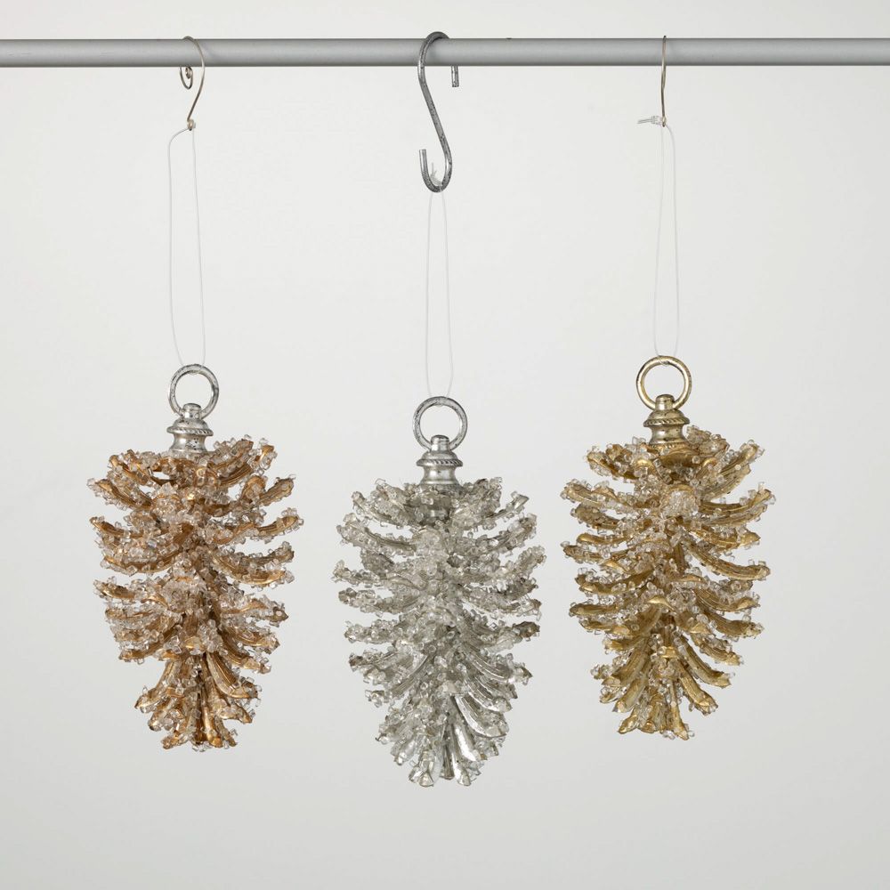 6.75" Pine Cone Ornament
