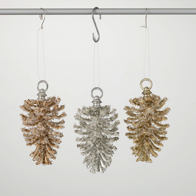 6.75" Pine Cone Ornament