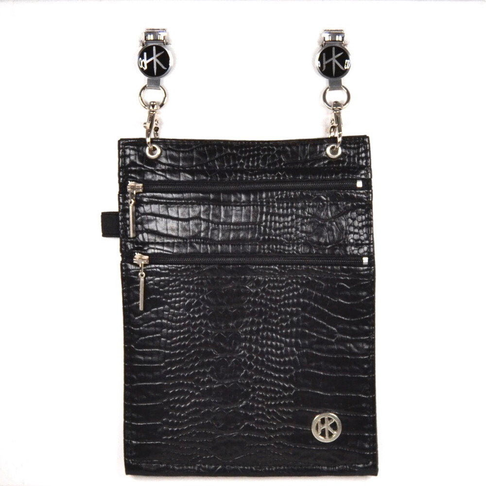 Hip Klip Alligator Black EMF/RFID XL