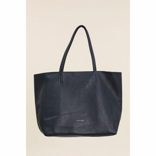 Leather Tote Black