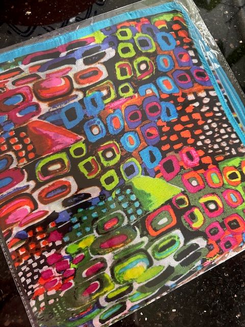 100%  Square silk scarf