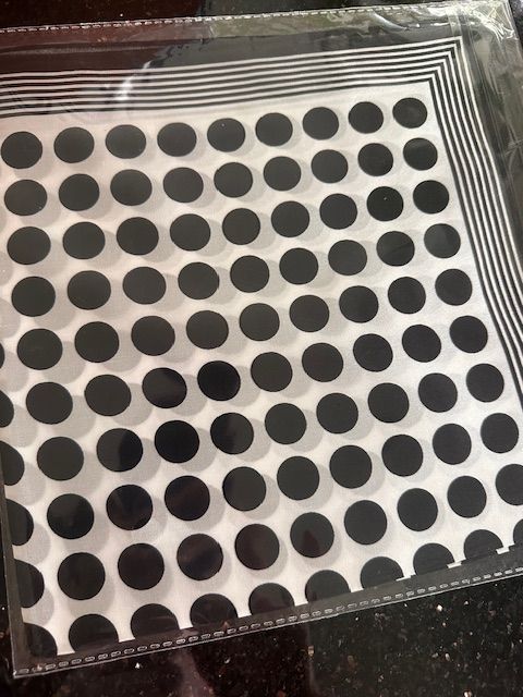 100%  Square silk scarf