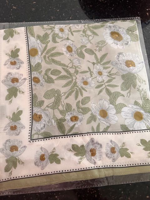 100%  Square silk scarf