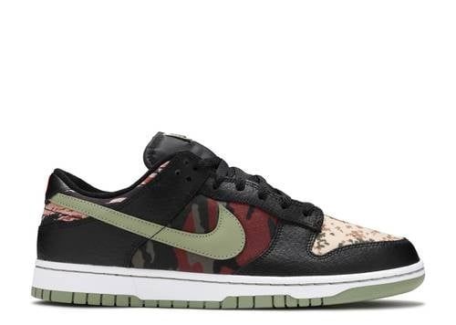 Nike Dunk Low Crazy Camo Black