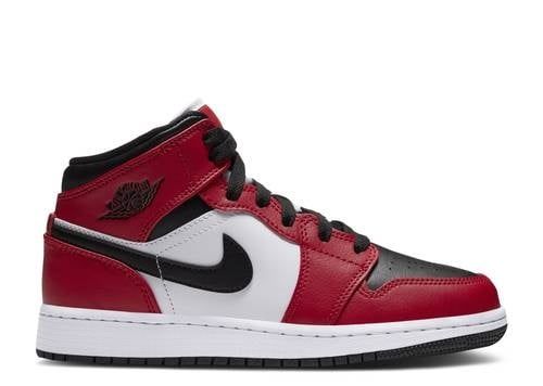 Jordan 1 Mid Black Toe (GS)