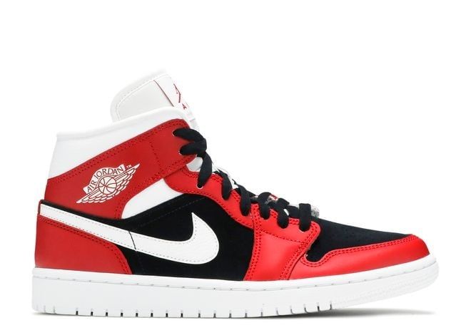 Jordan 1 Mid Gym Red Black (W)