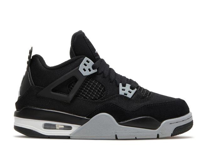 Jordan 4 Black Canvas (GS)
