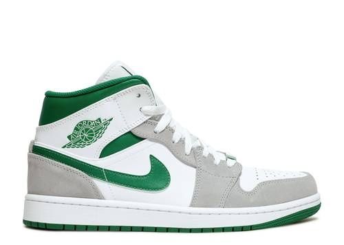 Jordan 1 Mid Green Grey