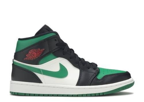 Jordan 1 Mid Green Toe