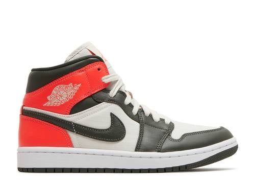 Jordan 1 Mid Newsprint Light Orewood Brown