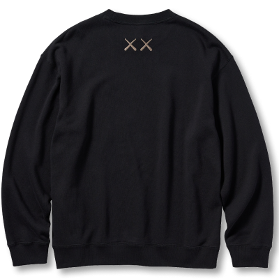 Kaws Crewneck Bestfriend Black