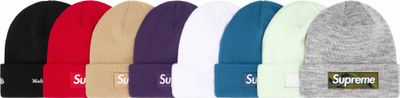Supreme x New Era Box Logo Beanie FW23 