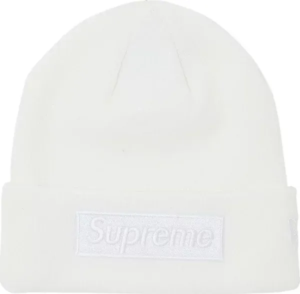 Supreme x New Era Box Logo Beanie FW23 