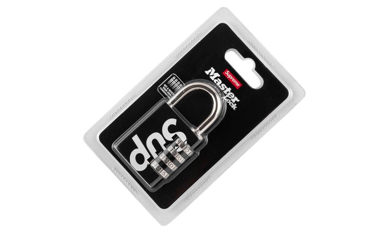 Supreme Masterlock Numeric Lock Black