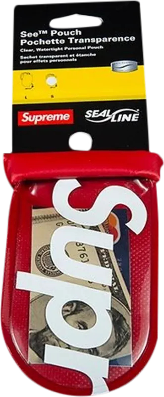 Supreme SealLine See Pouch Small Red