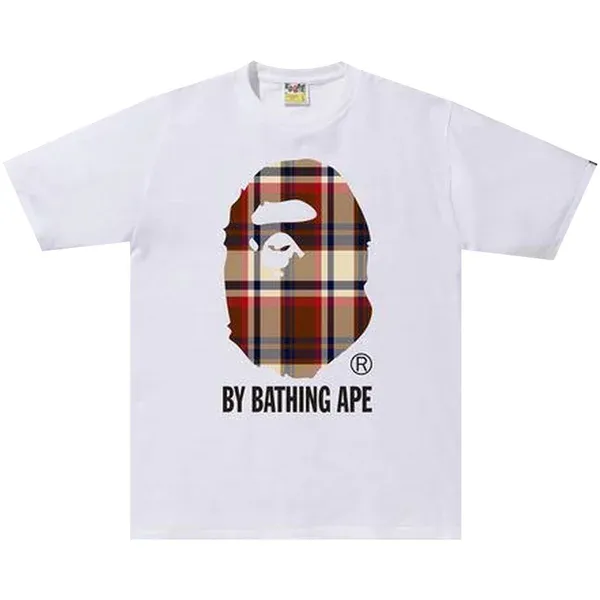 Bape Tee ABC Burberry Autumn White