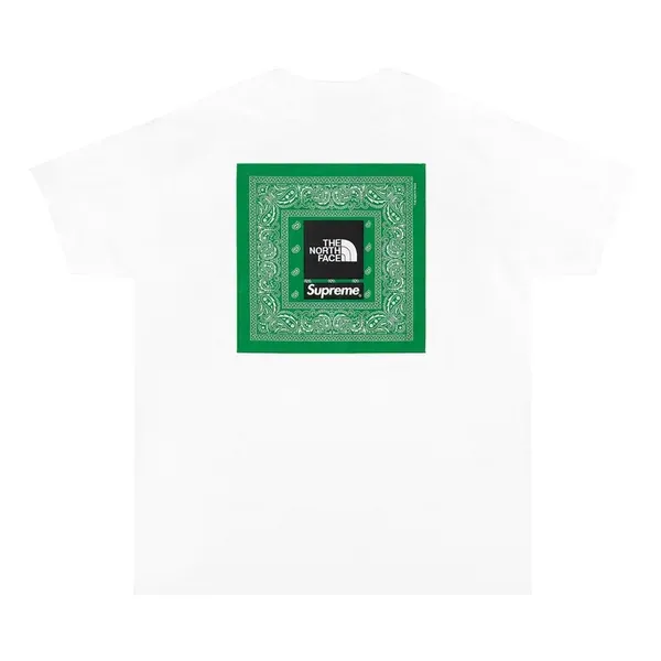 Supreme x The North Face Tee Bandana White 