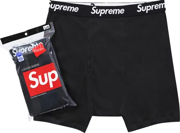 Supreme x Hanes Boxer Briefs (4 Pack) 