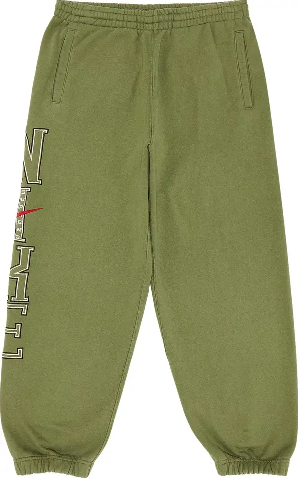Supreme Nike Sweatpants Olive