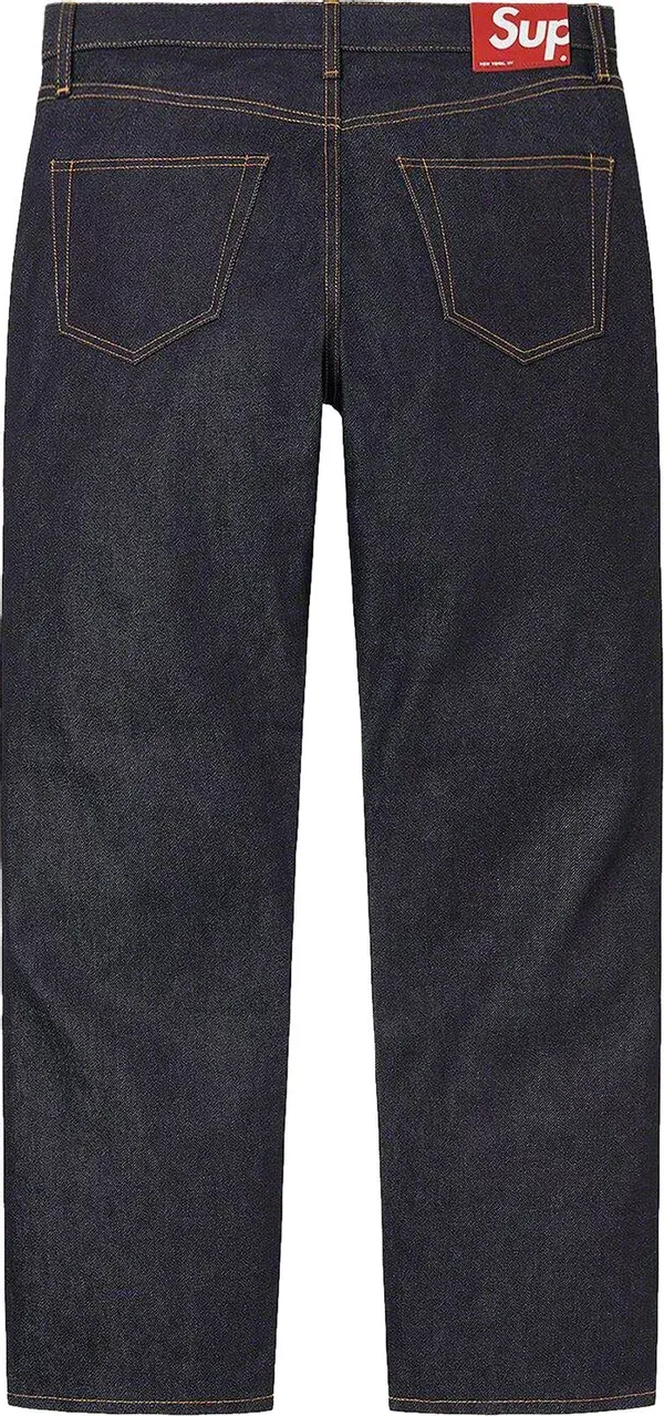 Supreme Slim Jeans Rigid Indigo