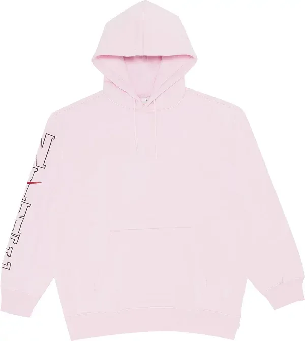Supreme Nike Hoodie Pink