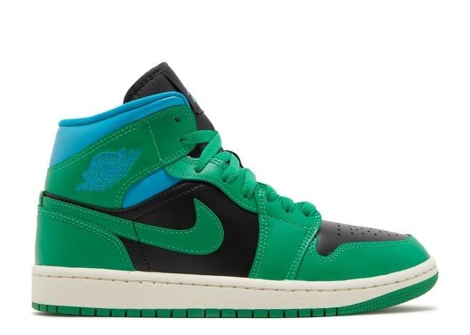 Jordan 1 Mid Lucky Green Aquatone (W)