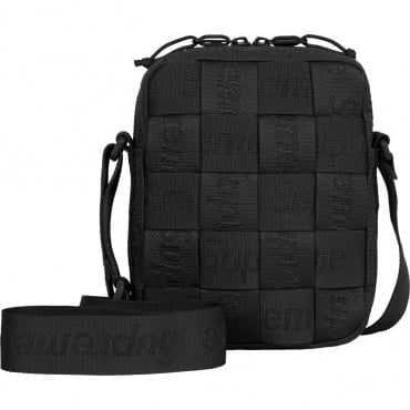 Supreme Woven Shoulder Bag (SS24), Color: Black
