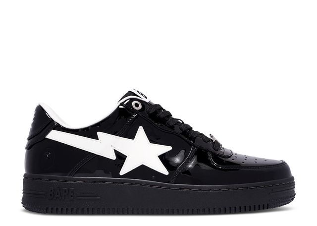 BapeSTA Black White Swoosh