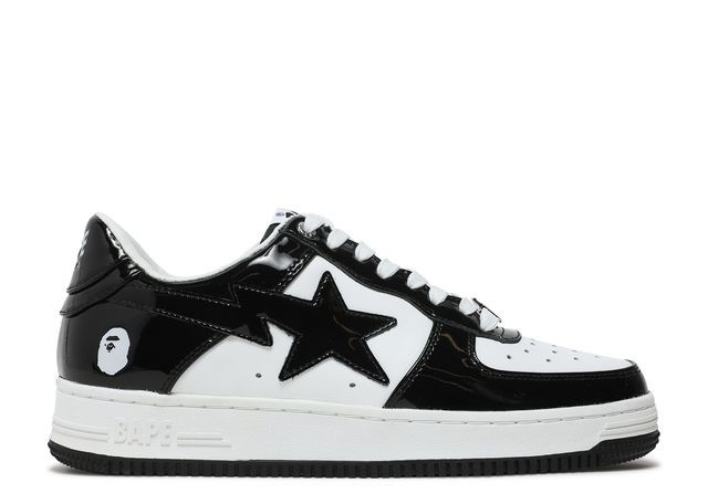 BapeSTA Panda Patent Leather