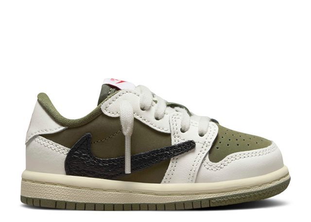 Jordan 1 Low Travis Medium Olive (TD)