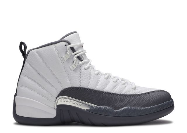 Jordan 12 White Dark Grey