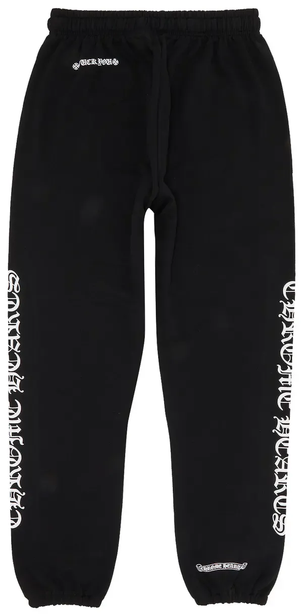 Chrome Hearts Fuck You Sweatpants Black