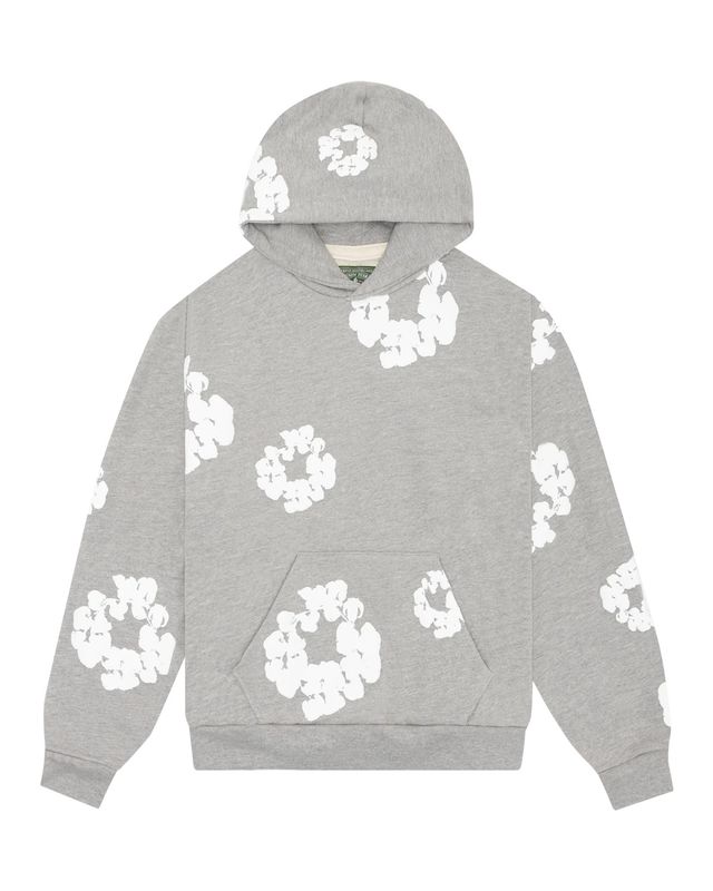Denim Tears Cotton Wreath Hoodie Grey 