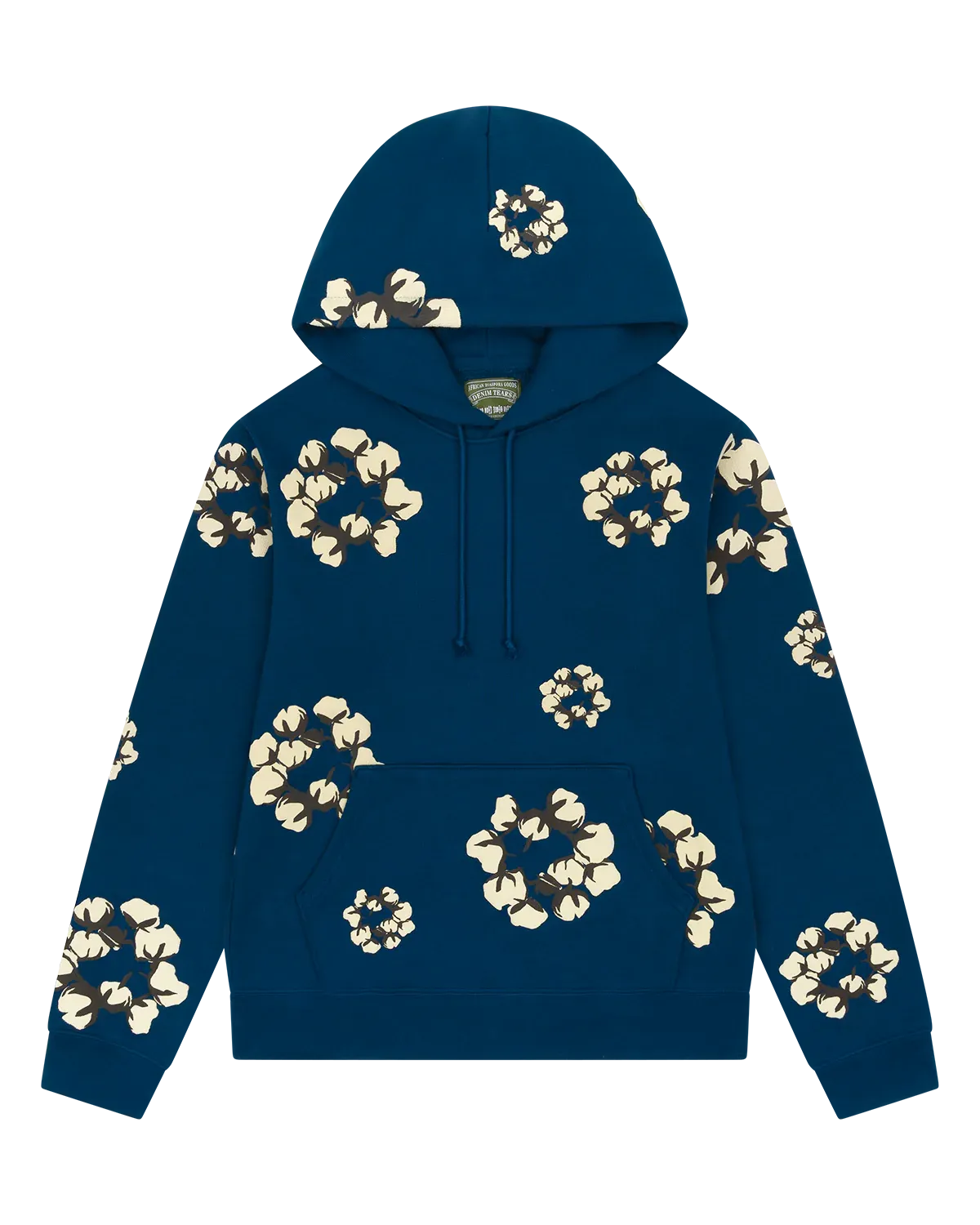 Denim Tears X CPFM Cotton Wreath Hoodie Navy