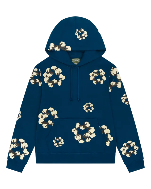 Denim Tears X CPFM Cotton Wreath Hoodie Navy