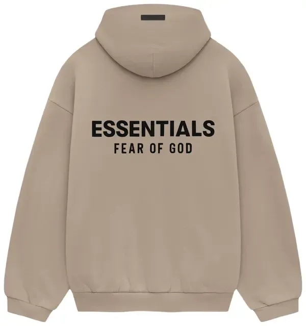 Essentials Desert Sand Hoodie (Front and Back logo)