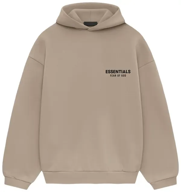 Essentials Desert Sand Hoodie (Front and Back logo)