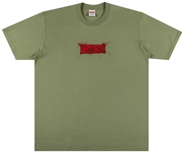 Supreme Ralph Steadman Box Logo (BOGO) Tee Olive