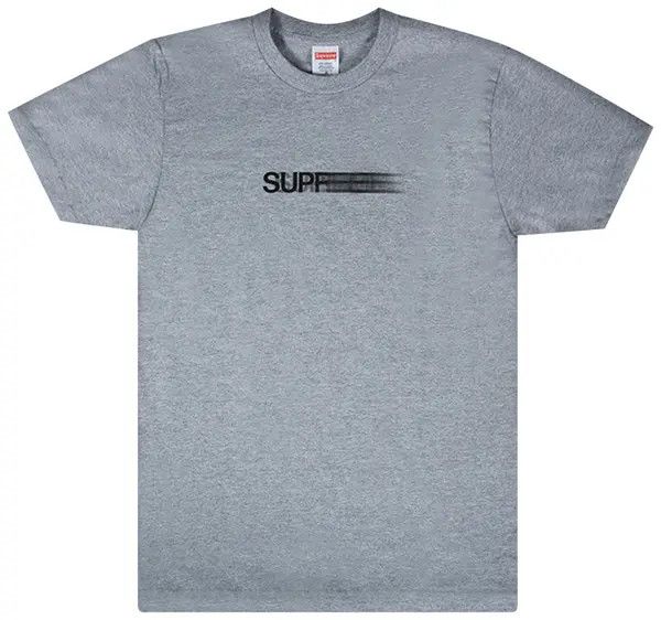 Supreme Motion Logo Tee Grey