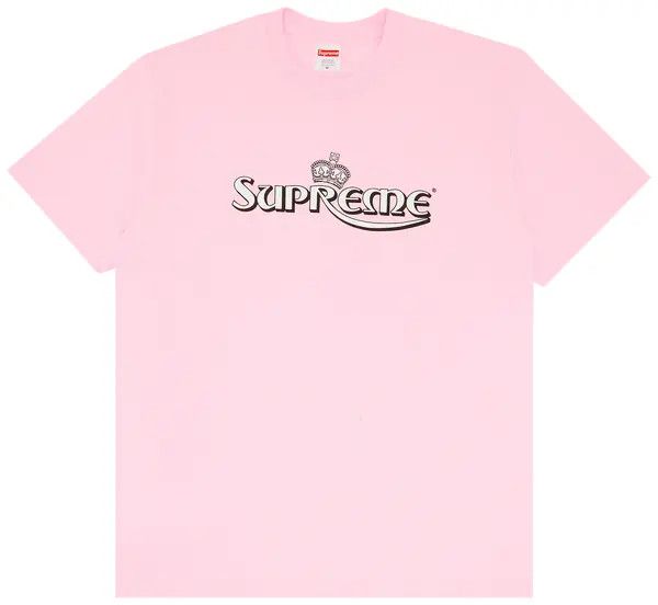 Supreme Crown Tee Pink