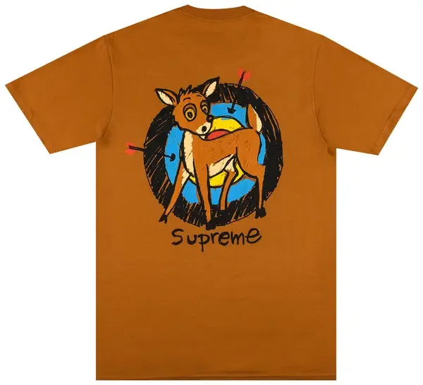 Supreme Deer Tee Burnt Orange