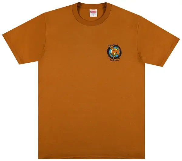 Supreme Deer Tee Burnt Orange
