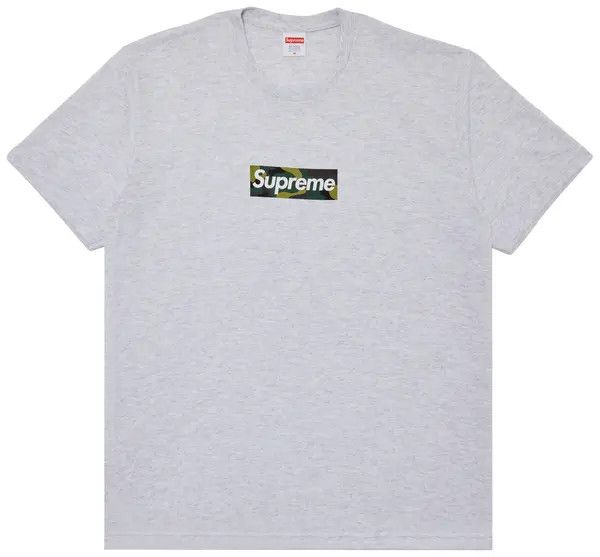 Supreme Camo Box Logo (Bogo) Tee Grey
