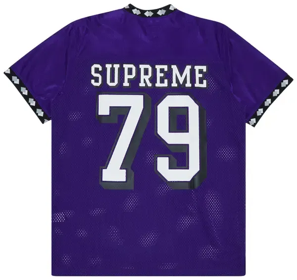 Supreme Diamond Rib Football Jersey Purple