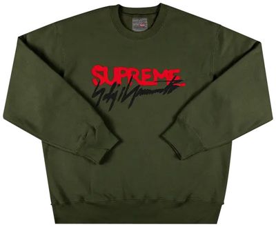 Supreme x Yohji Yamamoto Crewneck Olive