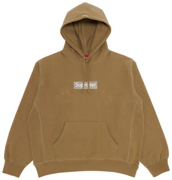 Supreme Box Logo (Bogo) Hoodie Dark Sand 2023