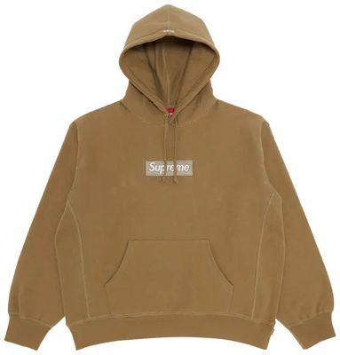 Supreme Box Logo (Bogo) Hoodie Dark Sand 2023