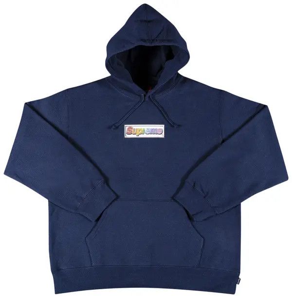 Supreme Hoodie Bling (Bogo) Hoodie Navy