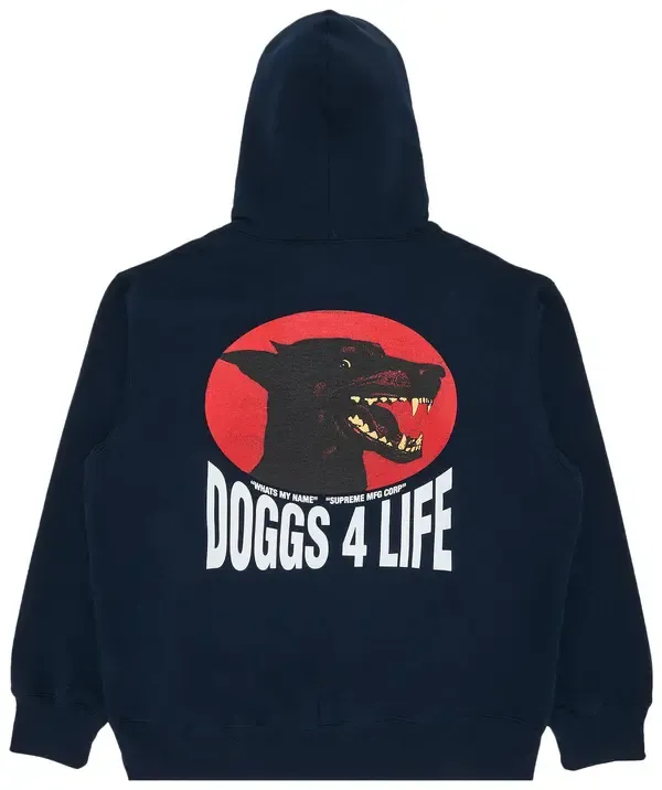 Supreme Doggs Hoodie Navy
